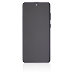 ESOURCE PARTS Replacement Oled Assembly With Frame Compatible for Samsung Galaxy Note 10 Lite (Service Pack) (Aura Black)