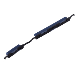 ESOURCE PARTS Replacement Hard Buttons Inner Flex (Power / Volume) Compatible for Samsung Galaxy M30 (M305 / 2019) (Blue)