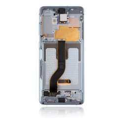 ESOURCE PARTS Replacement Oled Assembly With Frame Compatible for Samsung Galaxy S20 Plus 5G (Service Pack) (Cloud Blue)