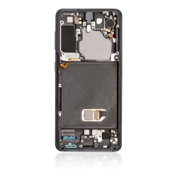 ESOURCE PARTS Replacement Oled Assembly With Frame Compatible for Samsung Galaxy S21 5G (Service Pack) (Phantom Gray)