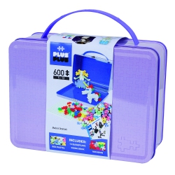 PLUS PLUS Pastel - Metal Suitcase - 600 PCs (Mult)