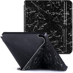 DOLAER B Kobo Libra 2 Case (2021 Released, Model N418) - Premium Pu Leather Origami Stand Protective Cover With Auto Wake/sleep (Constellation)