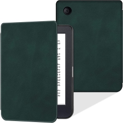 DOLAER B Slim Case for Kobo Clara 2E (2022 Release, Model N506) - Lightweight Pu Leather Sleepcover With Auto Sleep/wake (Pine Green)