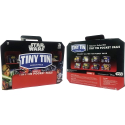 GENTLE GIANT Star Wars Tiny Tin Pocket Pails Series 1 Assortment, Multicolor