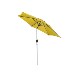 PATIO ZONE 9' Tilting Market Umbrella (Cover Include) In Uv-Protected Polyester - In Yellow