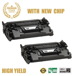 ULTRA TONER [With New Chip] 2Pk ® Compatible Replacement for HP 58X Cf258X High Yield Toner Cartridge - HP M406Dn Mfp M430F Laserjet Pro M304 M304A