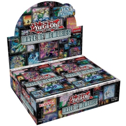 KONAMI Yugioh Trading Card Game: Maze Of Memories Booster Box Yu-Gi-Oh 24 Packs, 7 Cards Per Pack
