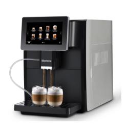 NEWMODERN Hipresso Super-Automatic Espresso Coffee Machine \w Large 7 Inches HD Tft Display Long, Americano, Cappuccino, Latte, Macchiato, Flat White