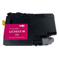 TONER4U - 1Magenta Ink Cartridge Compatible Lc3033 Xxl Extra High Yield for Brother Lc3033 Mfc-J805Dw, Mfc-J995Dw, Mfc-J995Dwx