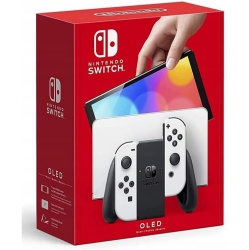 NINTENDO Switch (Oled Model) With Joy-Con - Oled Console /black Joy-Con Edition In White