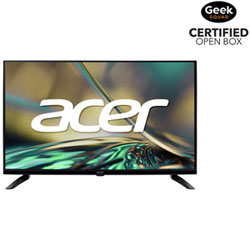 Open Box - Acer 31.5" 720p HD 60Hz 8ms GTG VA LED Smart Monitor (DA320Q bemiiixw) - Black