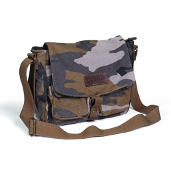 GOOTIUM Canvas Messenger Bag - Vintage Crossbody Shoulder Bag Military Satchel, Camo In Multicolor