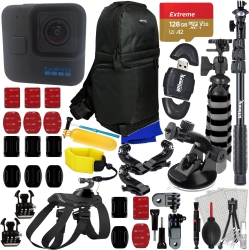 GOPRO Hero11 Mini Hero 11 Mega Accessory Kit W Monopod Tripod 64GB Bundle In Black