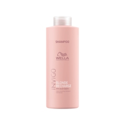 WELLA Invigo Blonde Recharge Color Refreshing Shampoo for Cool Blondes, 1L