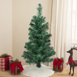 NORTHLIGHT 18" Traditional Pine Artificial Christmas Tree, Unlit In Green