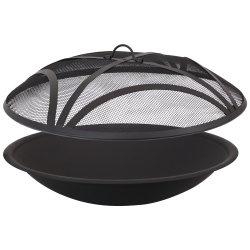 SUNNYDAZE DECOR Sunnydaze 23 In Classic Elegance Replacement Fire Pit Bowl And Spark Screen