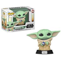 FUNKO Pop Star Wars The Book Of Boba Fett Vinyl Bobble-Head Grogu With Armor #584