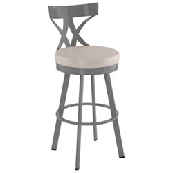 Washington Modern Counter Height Barstool - Black