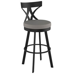 Washington Modern Counter Height Barstool - Black