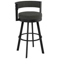 Browser Contemporary Counter Height Barstool - Beige Brown Woven/Brown