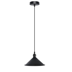 RELICELECTRICAL Vintage Ceiling Pendant Hanging Light In Black