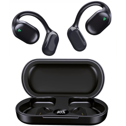 HLD Wireless Earbuds, Open Ear Headphones Bluetooth 5.2 for Android & Iphone, HD Stereo, Touch Control, \w Digital Display & Waterproof Earbuds \w Mic