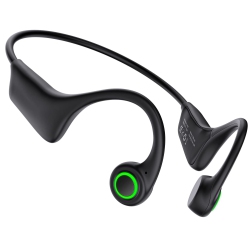 HLD Bone Conduction Headphones, Running Headphones Open Ear Headphones \w Cool Smart Breathing Light, Ipx7 Waterproof Sweatproof Workout Headphones