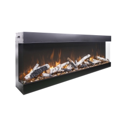 AMANTII Truview Bespoke 45" Electric Fireplace Comes With 3 Different Fireglass And The Choice Of A Design Media Kit