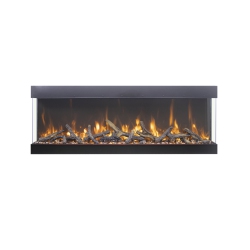 AMANTII Truview Bespoke 65" Electric Fireplace Comes With 3 Different Fireglass And The Choice Of A Design Media Kit
