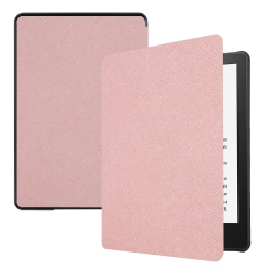 HLD Grand Sky Case for Kindle Paperwhite 6.8" 2021, Ultra Lightweight Slim Pu Leather Protective Cover With Smart Auto Wake/sleep (Pink)