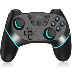 HLD Wireless Switch Controller for N-Switch/switch Lite/switch Oled, Switch Pro Controller Wireless \w Wake-Up, Ergonomic Non-Slip, Turbo, Motion