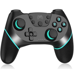 HLD Wireless Switch Controller for N-Switch/switch Lite/switch Oled, Switch Pro Controller Wireless \w Wake-Up, Ergonomic Non-Slip, Turbo, Motion