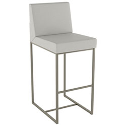 Derry Traditional Bar Height Barstool - Light Grey/Grey
