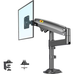 North Bayou H100 22" - 35" Desk Tilting Monitor Mount - Black