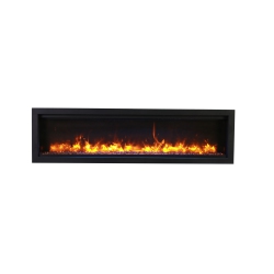 AMANTII Symmetry Smart 88" Electric Fireplace