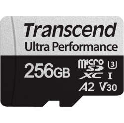 TRANSCEND 's Ultra Performance Microsdxc 340S Memory Cards 256GB, U3, V30, A2