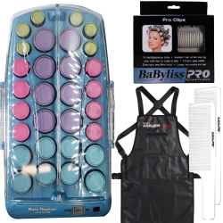 BABYLISSPRO Nano Titanium 30 Piece Roller Hairsetter And Barberology Accessories