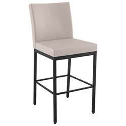 Perry Plus Traditional Counter Height Barstool - Black/Black