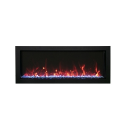 AMANTII Panorama 72" Bi Slim Smart Electric Fireplace