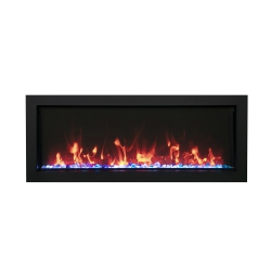 AMANTII Panorama 40" Bi Slim Smart Electric Fireplace