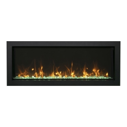 AMANTII Panorama 88" Bi Slim Smart Electric Fireplace