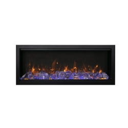 AMANTII Panorama 60" Bi Slim Electric Fireplace