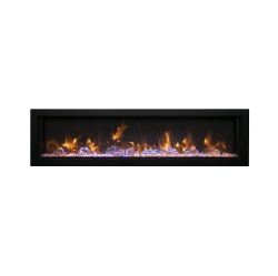 AMANTII Panorama 72" Bi Deep Smart Electric Fireplace
