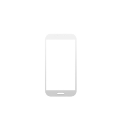 ESOURCE PARTS Replacement Front Glass Compatible for Samsung Galaxy S4 (White)