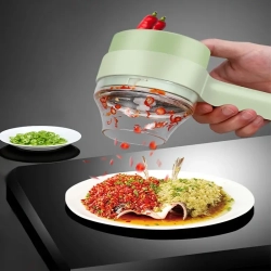 CLIMBINGBLISS Handheld Wireless Electric Mini Chopper Vegetable Cutter for Meat Pepper Chili Onion Celery