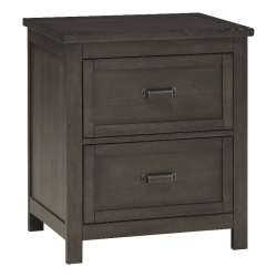 LEXICON Hebron Nightstand In Dark Cherry