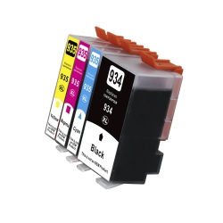 MAX SAVING Max Savi - 4 Ink (K, C, M, Y) Compatible 934Xl 935Xl Ink Cartridge for HP934Xl 935Xl Ink Cartridge, : Officejet 6812, Officejet