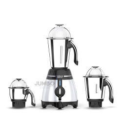 VIDIEM Metallica Steele 650W / 110V Stainless Steel Jars - Indian Mixer Grinder With, Spice & Coffee Grinder Jar for Use In Canada / Usa