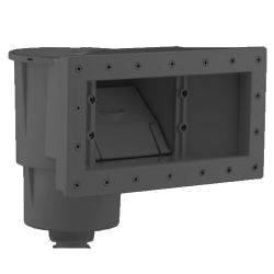 HAYWARD 12 Inch Wide Mouth Dyna-Skim Above Ground Pool Skimmer (Dark Grey)