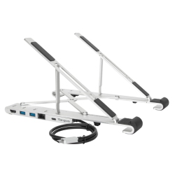 TARGUS Portable Stand With Integrated Dock - (Awu100005Gl) In Silver